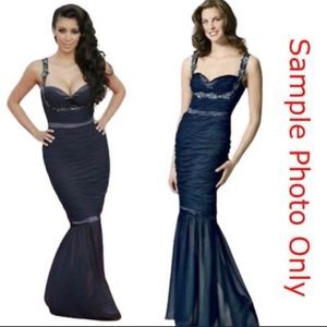 Midnight Blue Gown From Bloomingdale’s